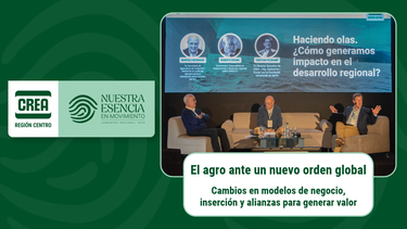 Charla sector agropecuario y nuevo orden mundial Congreso CREA Centro 2026