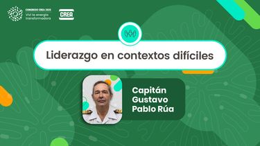 Capitán Gustavo Rúa en Congreso CREA 2025