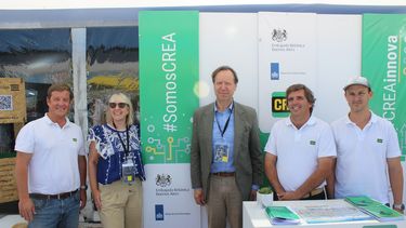 Expoagro 2024. Autoridades de CREA junto a los representantes de la Embajada de los Países Bajos.