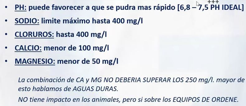 Criterios de calidad de agua para bovinos