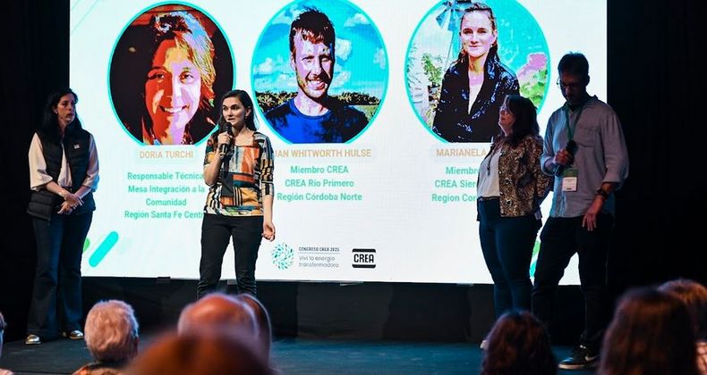 Doria Turchi en el Congreso CREA 2025 en Tecnópolis