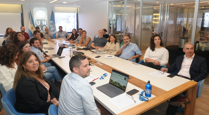 Primer Taller de Resultados del Proyecto SCALA realizado el 6 de mayo de 2026  en las oficinas del Programa de las Naciones Unidas para el Desarrollo (PNUD) en Buenos Aires.