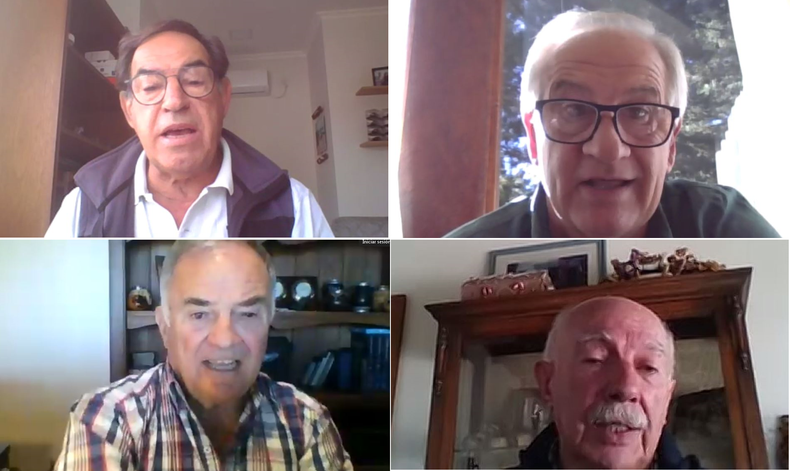 Daniel Transmonte, Juan M. Galán, Guillermo Ayerra y Horacio Alippe