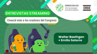 Entrevista a Walter Baethgen y Emilio Satorre en el streaming del Congreso CREA 2025