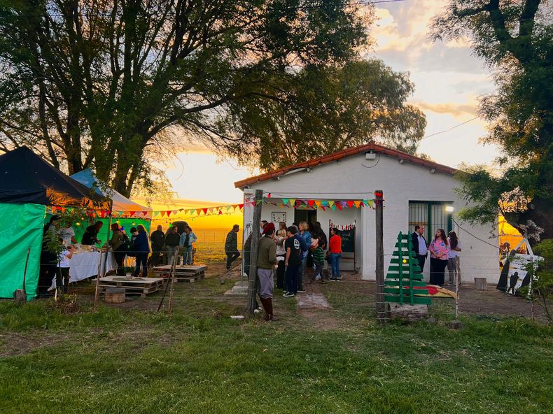 En la casita de Lértora se dictan talleres para las mujeres de la comunidad, en articulación con la escuela rural.