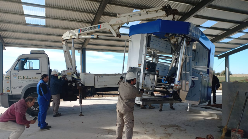 Lecher&iacute;a de precisi&oacute;n en la Cuenca del Salado. Construcci&oacute;n del tambo robot.