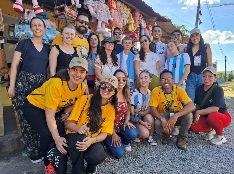 Integrantes de la Secundaria Agraria N° 1 “Martín Fierro” de Arrecifes en OBAP 2025