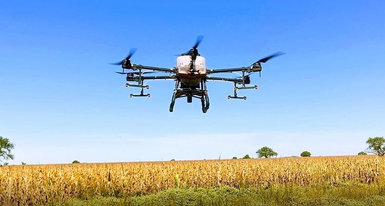 Dron de uso agropecuario