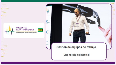 Charla gestión de equipos de trabajo Congreso región CREA Córdoba norte 2026